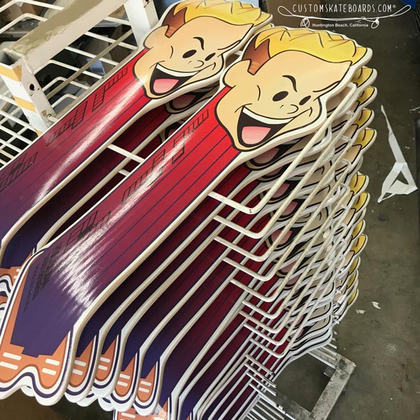 rack of less than jake skateboard