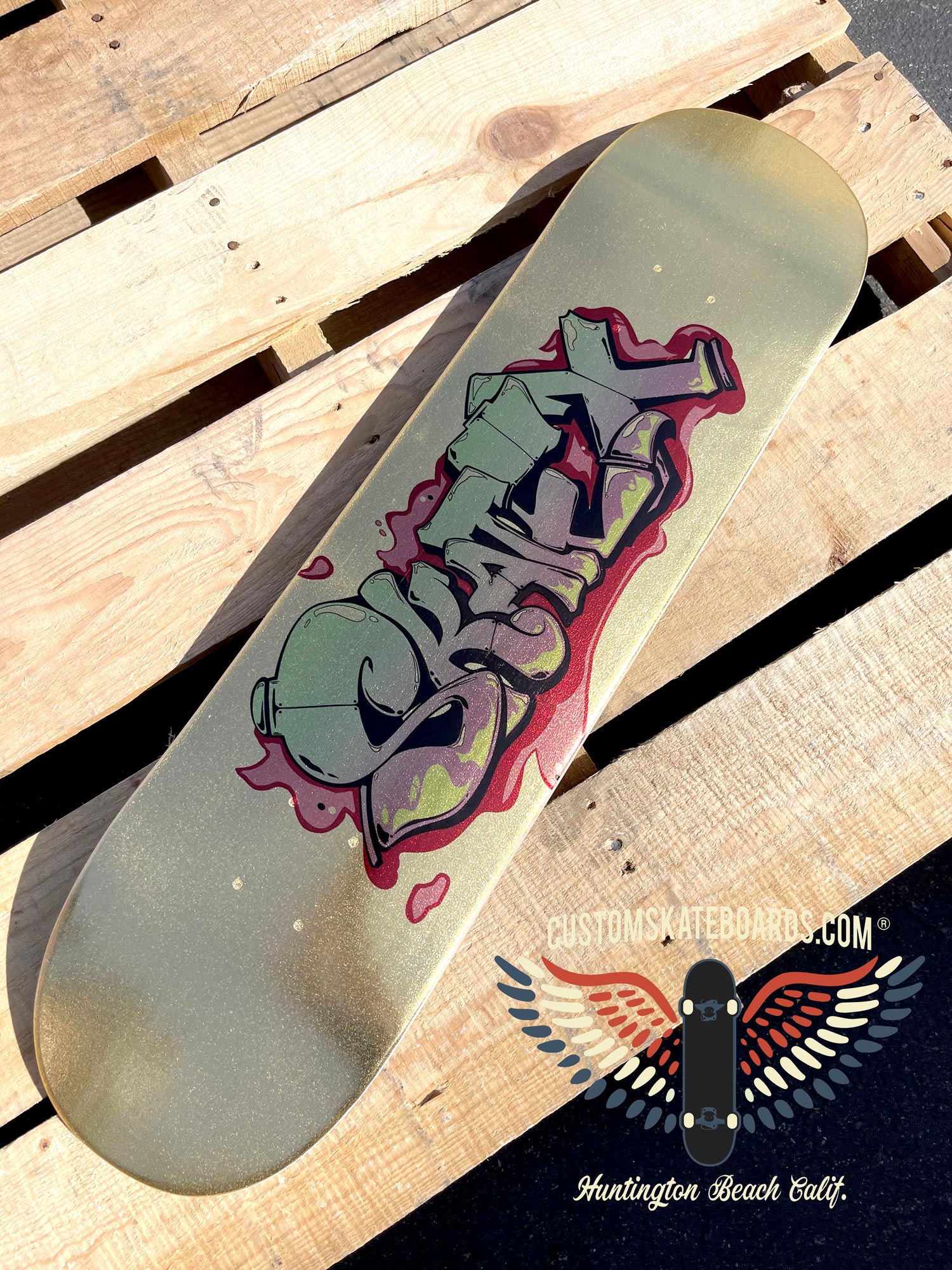 nft custom skateboard